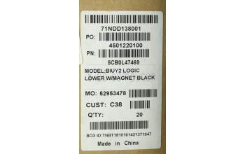 Lenovo 5CB0L47469 COVER Lower Case C 80TY Black W/Magnet