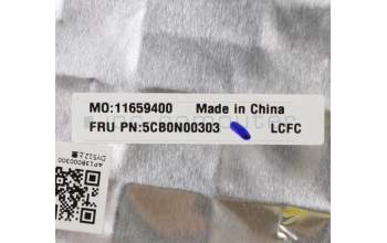 Lenovo 5CB0N00303 Tastatur inkl. Topcase L 80WK W/KB CZ-SK BL