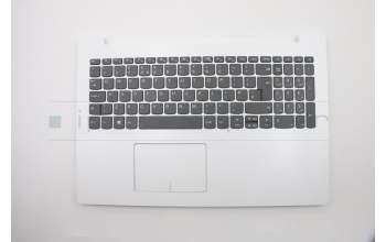 Lenovo 5CB0N86306 C-Cover with keyboard, UK English, White, Non-Backlight, UK