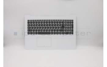 Lenovo 5CB0N86585 C-Cover with keyboard, Slovenian, White, TouchPad, UK