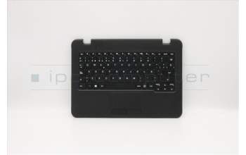 Lenovo 5CB0Q40384 C-Cover with keyboard, Spanish, Black, Non-Backlight, UK