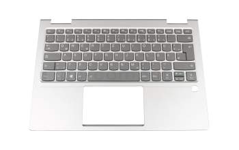 5CB0Q95873 Original Lenovo Tastatur inkl. Topcase DE (deutsch) grau/silber mit Backlight