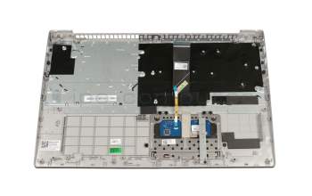 5CB0R07388 Original Lenovo Tastatur inkl. Topcase DE (deutsch) grau/silber