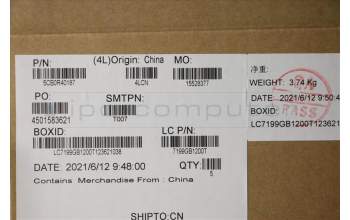 Lenovo 5CB0R40187 Tastatur inkl. Topcase L 81FV W/KB WH BL BU