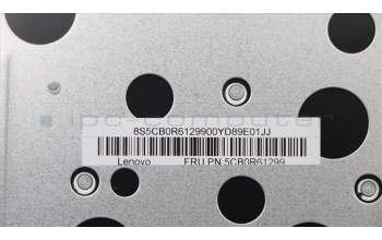 Lenovo 5CB0R61299 C-Cover with keyboard, USA English, Mineral Grey, Non-Backlight, US