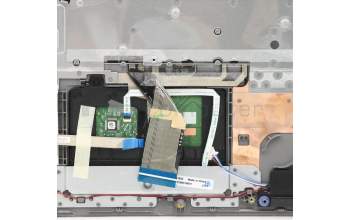 Lenovo 5CB0S16641 C-Cover with keyboard, Greek, Platinum Grey, Non-Backlight, US