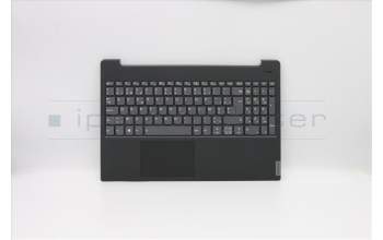 Lenovo 5CB0S18744 C-Cover with keyboard, Belgian, Black, Backlight, UK