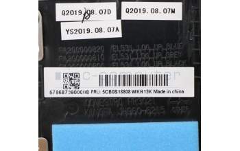 Lenovo 5CB0S18808 Tastatur inkl. Topcase C81N8 BLU BLKB_BEL