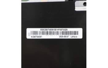 Lenovo 5CB0T45091 C-Cover with keyboard, Nordic, Non-Backlight, UK
