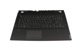 5CB0U42954 Original Lenovo Tastatur inkl. Topcase FR (französisch) schwarz/schwarz mit Backlight