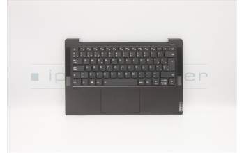 Lenovo 5CB0U44101 C-Cover with keyboard, Spanish, Iron Grey, Backlight, UK