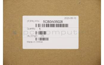 Lenovo 5CB0W35028 COVER FRU C cover w/o FPR BK,WF,Yoga