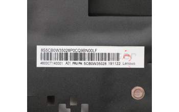 Lenovo 5CB0W35028 COVER FRU C cover w/o FPR BK,WF,Yoga