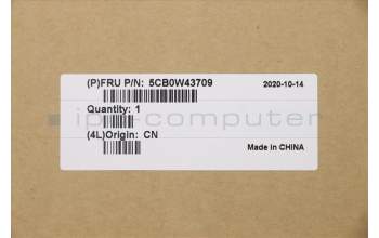 Lenovo 5CB0W43709 Tastatur inkl. Topcase ASM_UK L81XA ICEBUAL