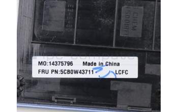 Lenovo 5CB0W43711 Tastatur inkl. Topcase ASM_USA L81XA ICEBUAL