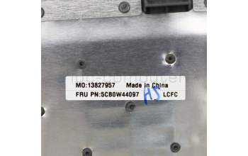 Lenovo 5CB0W44097 Tastatur inkl. Topcase ASM_BU L81YEIGTEX