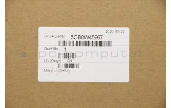 Lenovo 5CB0W45667 Tastatur inkl. Topcase ASM_US INTE L81W8IMRBK