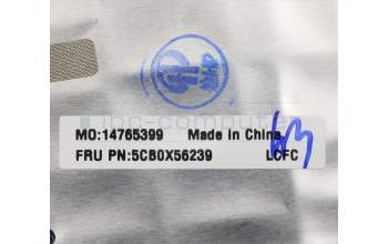 Lenovo 5CB0X56239 C-Cover with keyboard, Czech, Backlight, Non-Fingerprint, UK