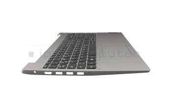 5CB0X57489 Original Lenovo Tastatur inkl. Topcase DE (deutsch) grau/silber