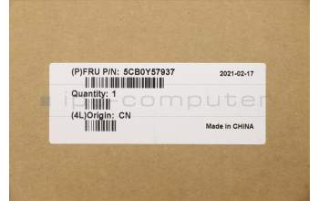 Lenovo 5CB0Y57937 Tastatur inkl. TopcaseASM UK B 81MB 5M GLKR