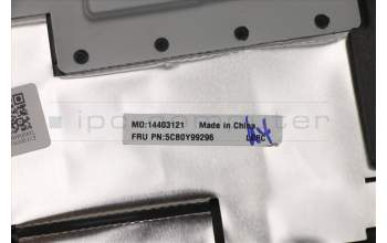 Lenovo 5CB0Y99296 C-Cover with keyboard, German, Backlight, Non-Fingerprint, UK