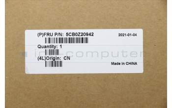 Lenovo 5CB0Z20942 C-Cover with keyboard, Slovenian, Iron Grey, Non-Backlight, UK