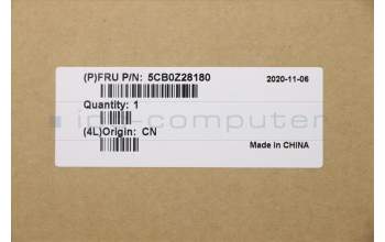 Lenovo 5CB0Z28180 Tastatur inkl. TopcaseQ82AB_SLA_GY_EURO_ENG