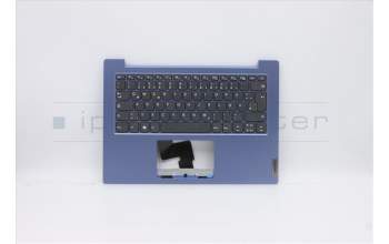 Lenovo 5CB0Z56777 C-Cover with keyboard, German, Ice Blue, Non-Backlight, UK