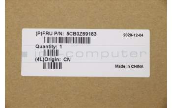 Lenovo 5CB0Z69183 COVER FRU UCASE Y-FPR Y-WFC BK Ares2Yoga