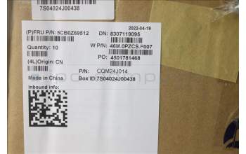 Lenovo 5CB0Z69512 COVER FRU COVER C COVER, ASM, BK, Talos