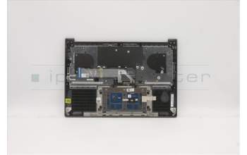 Lenovo 5CB0Z97205 C-Cover with keyboard, Czech/Slovakian, Slate Grey, Backlight, UK