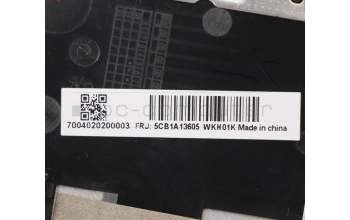 Lenovo 5CB1A13605 COVER Upper C81YM AL_BLK FP NBLKB_ITA