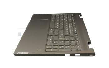 5CB1A22436 Original Lenovo Tastatur inkl. Topcase DE (deutsch) dunkelgrün/dunkelgrün mit Backlight (Moos Grün)