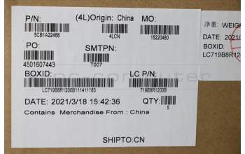 Lenovo 5CB1A22468 Tastatur inkl. Topcase ASM_GRE L82BJ SG