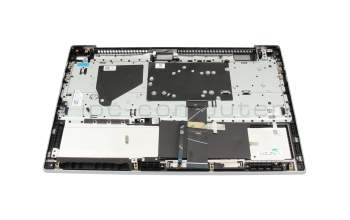 5CB1A24863 Original Lenovo Tastatur inkl. Topcase DE (deutsch) anthrazit/silber mit Backlight Fingerabdruck