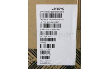 Lenovo 5CB1B01039 Tastatur inkl. Topcase ASM_UK H 82CU_LIG_SR
