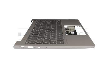 5CB1B02457 Original Lenovo Tastatur inkl. Topcase DE (deutsch) grau/grau mit Backlight
