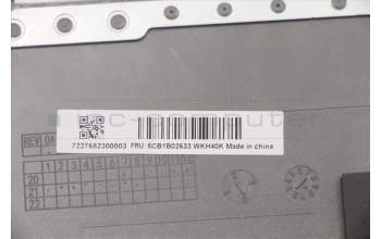 Lenovo 5CB1B02633 Tastatur inkl. Topcase ASM_FRA C 20VF MGNBL