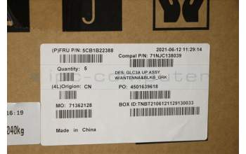 Lenovo 5CB1B22388 Tastatur inkl. Topcase ASM_GRE C 82FN BL