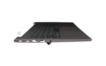5CB1B34953 Original Lenovo Tastatur inkl. Topcase UK (englisch) dunkelgrau/grau mit Backlight