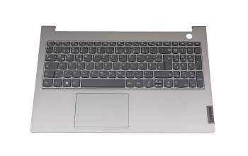 5CB1B35072 Original Lenovo Tastatur inkl. Topcase DE (deutsch) dunkelgrau/grau
