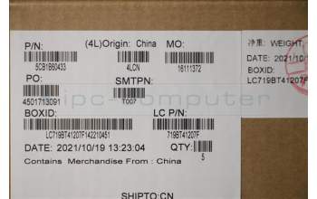 Lenovo 5CB1B60433 Tastatur inkl. TopcaseASM_EURO ENGL82H8FPABBL