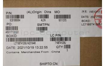 Lenovo 5CB1B69064 Tastatur inkl. Topcase ASM_BELL82H8NFPABBL