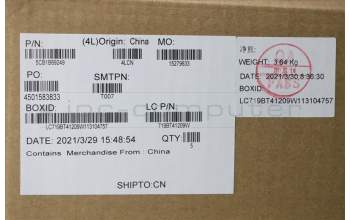 Lenovo 5CB1B69249 Tastatur inkl. TopcaseASM_BULL82H8NFPAGNBL