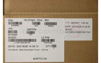 Lenovo 5CB1B84540 Tastatur inkl. TopcaseASM_FRAL82H8NFPSDNBL