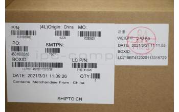 Lenovo 5CB1B85900 Tastatur inkl. TopcaseASM_CZE/SLKL82H8NFPSDNBL