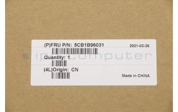 Lenovo 5CB1B96031 Tastatur inkl. Topcase ASM_UK W 82HV FP BL PG