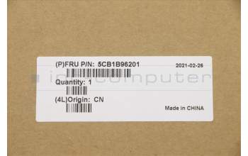 Lenovo 5CB1B96201 Tastatur inkl. Topcase schweiz W 82HV FP BL PG
