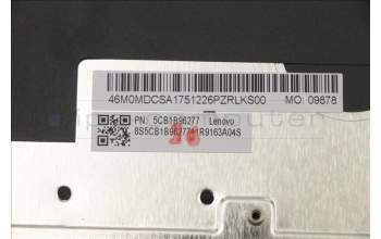 Lenovo 5CB1B96277 Tastatur inkl. Topcase ASM_POR W 82HV GY