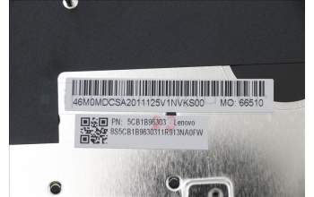 Lenovo 5CB1B96303 Tastatur inkl. Topcase ASM_USA ENG W82HVFPBLGY